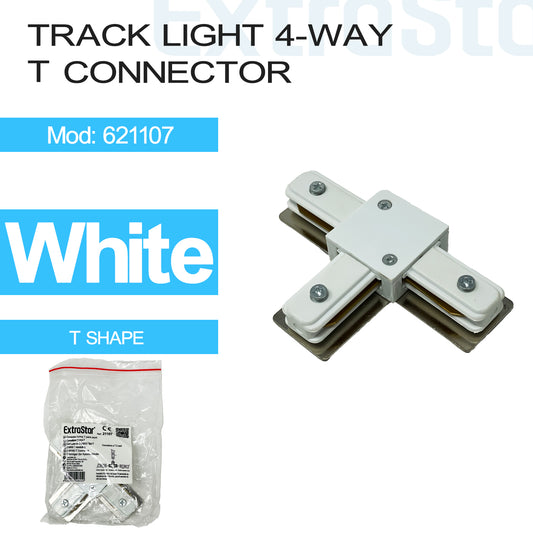 Track Light 4-Way X Connector (621107)