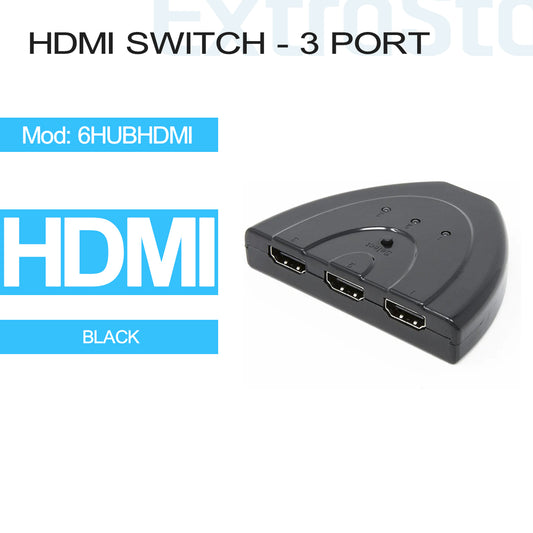 HDMI Switch - 3 Port (6HUBHDMI)