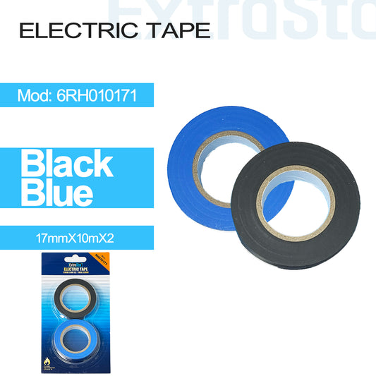 Electric Type, Black and Blue 17mmx10M x2 (6RH010171)