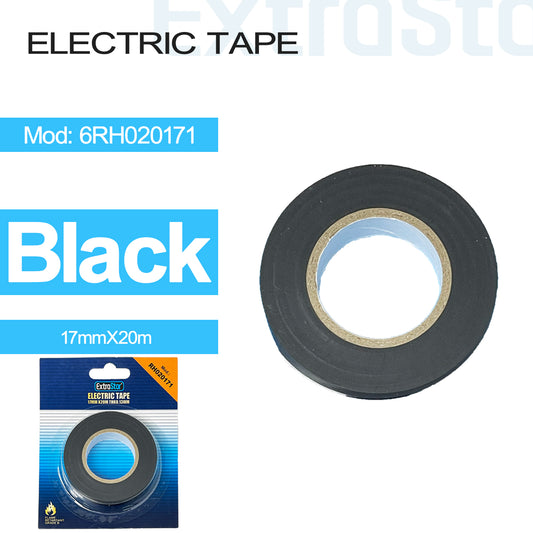 Electric Type, Black 17mmx20M (6RH020171)