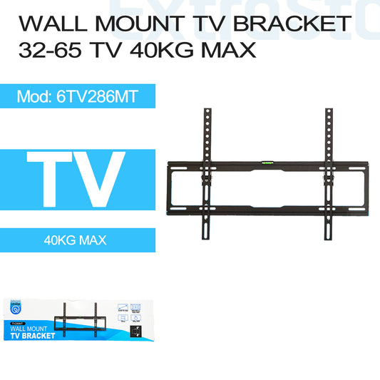 Wall Mount TV Bracket 32-65"TV 40kg Max (6TV286MT)
