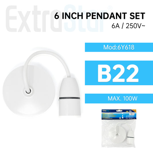 ExtraStar 6 Inch Pendant set, Model: 6Y618