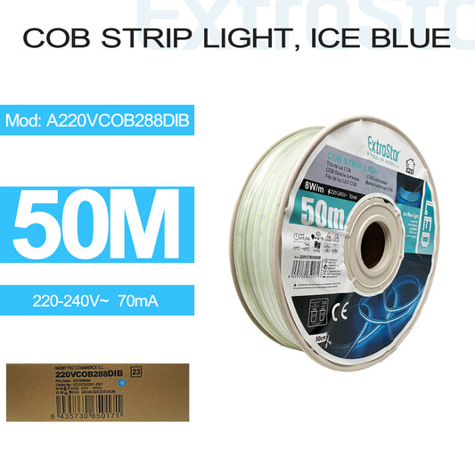 COB Strip Light, Ice Blue, 50M (A220VCOB288DIB)