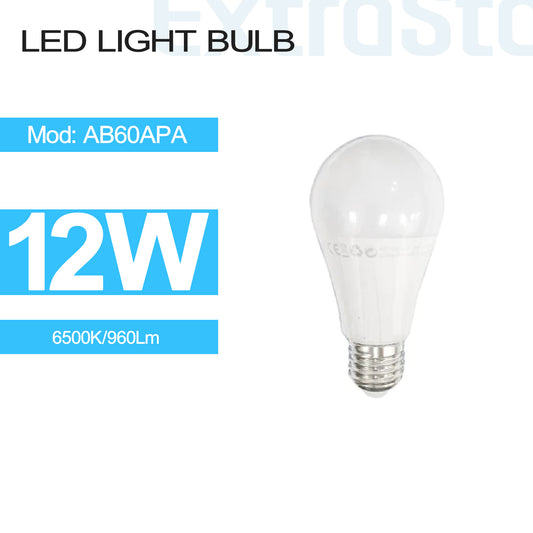 12W E27 LED Light Bulb Daylight (AB60APA)