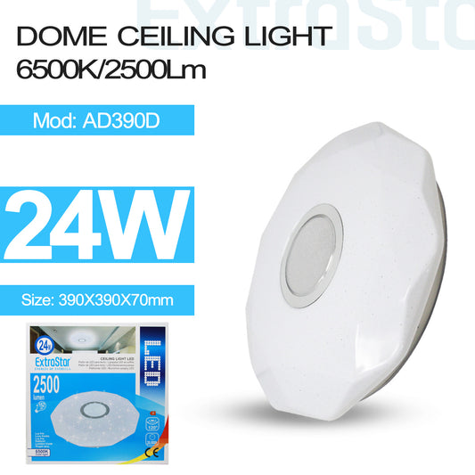 24W LED Ceiling Light 6500K, 2500 Lumen (AD390D)