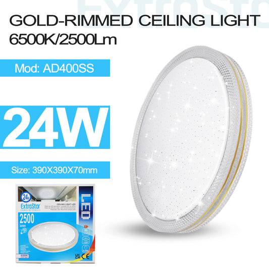 24W LED Ceiling Light 6500K, 2500 Lumen (AD400SS)