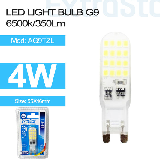 4W LED Mini Bulb G9, 6500K (AG9TZL)