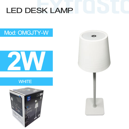 LED Desk Lamp Rechargeable, White, 3 Color Change (AOMGJTYW)