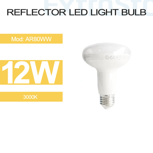 12W E27 Reflector LED Light Bulb Warm (AR80WW)