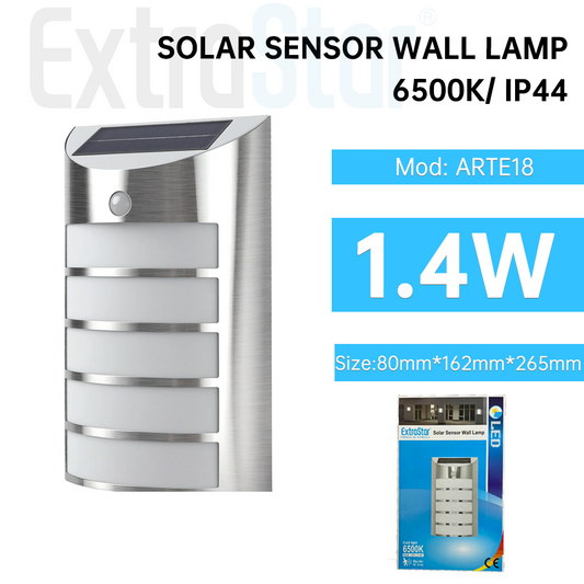 Solar Sensor Wall Lamp 6500K (ARTE18)