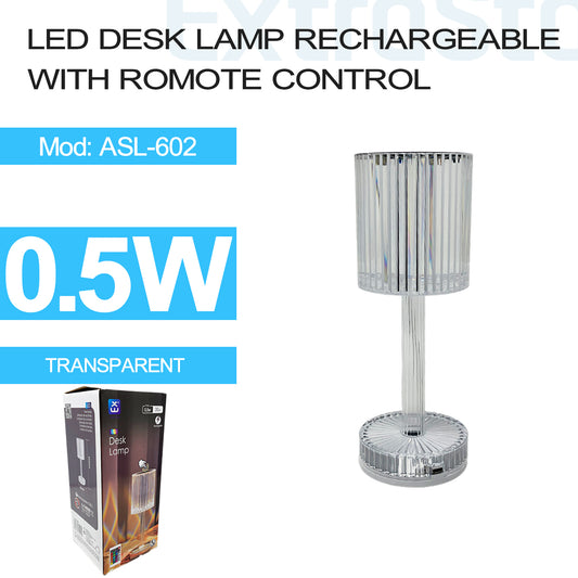 LED Desk Lamp Rechargeable with Remote Control (ASL-602)