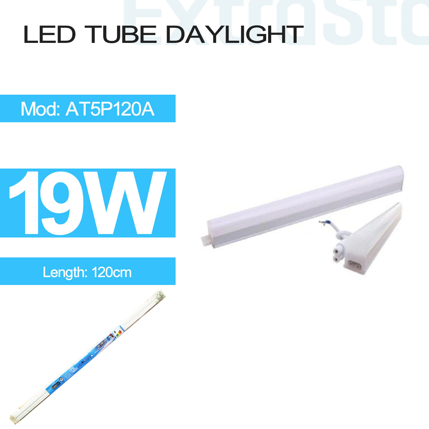 19W LED Tube 120cm Daylight (AT5P120A)