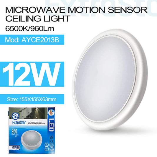 12W LED Microwave Sensor Ceiling Light (AYCE2013B)