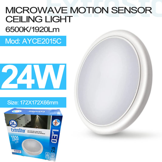 24W LED Microwave Sensor Ceiling Light (AYCE2015C)