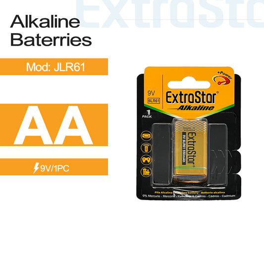 9V Alkaline Battery 1pc (JLR61)