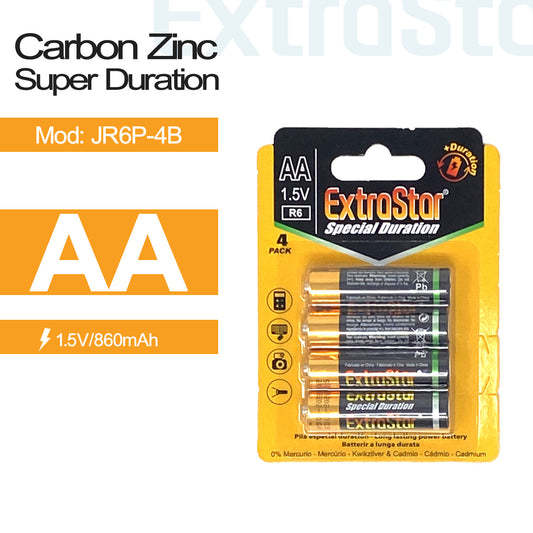 ExtraStar AA Battery (Pack of 4) (JR6P-4B)