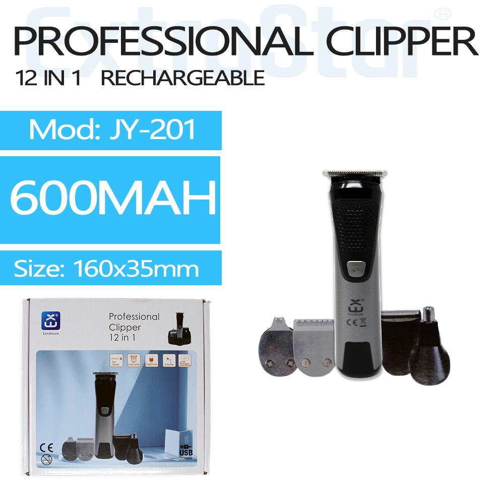 Professional Clipper 12 in 1, USB-C Rechargeable (NJY201)