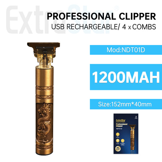 ExtraStar Professional Clipper, Dragon, USB Rechargeable, Model: NDT01D