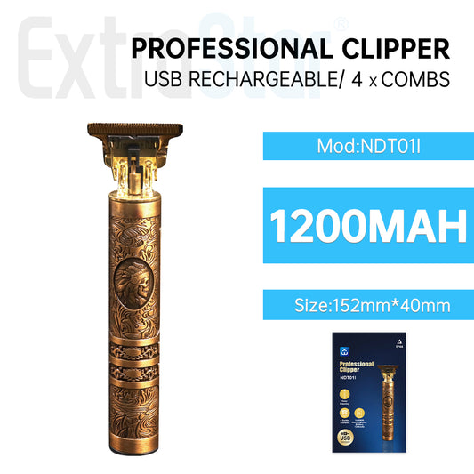 ExtraStar Professional Clipper, Pirates, USB Rechargeable, Model: NDT01I