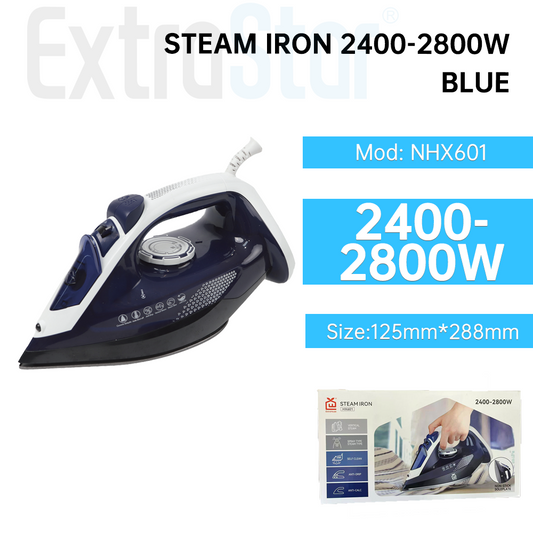 Steam Iron 2400-2800W Blue (NHX601)