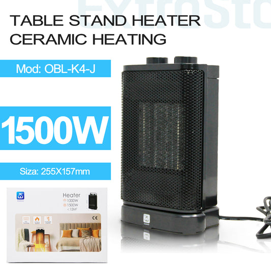 1500W Table Stand Heater 255mm*157mm, Ceramic heating (OBL-K4-J)