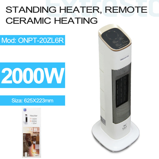 2000W Standing Heater 625mm*223mm, Ceramic heating, remote (ONPT-20ZL6R)