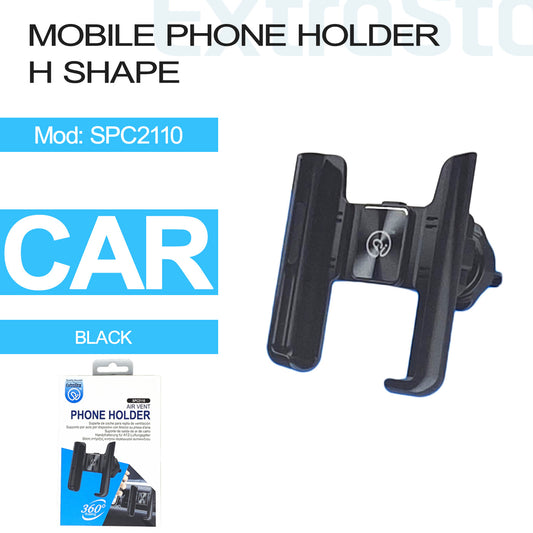 Mobile Phone Holder, Black, H Shape (SPC2110)
