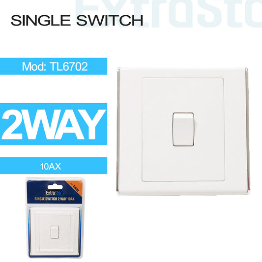 10A 1 Gang 2 Way Switch (TL6702)